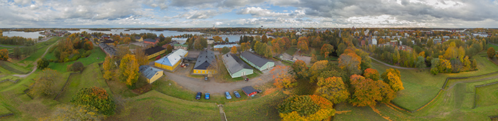 The Fortress of Lappeenranta in autumn colors