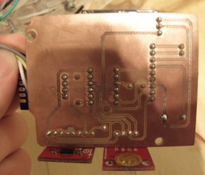 Circuit board for sensors