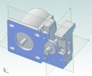 3D model of the print head