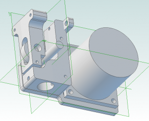 3D model of the print head