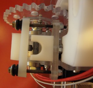 Filament-shredding driveshaft